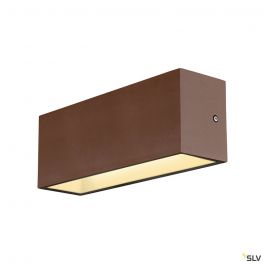 Sitra Cube Applique Ext L Up Down Rouille Led W K K Ip Cct