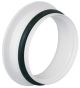  Image Fût D125mm pour les bouches type BAP'SI ou Bahia Curve - blanc