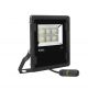  Image TWISTER 3 - Proj. Ext. IP65 IK08, noir, 90°, LED intég. 70W 3000K 8400lm