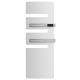  Image Radiateur sèche-serviettes connecté serenis premium mât gauche 1750w blanc carat