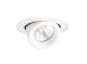  Image Randy 1 - downlight rond, orientable, blanc, 50°, led intég 13w 3000k 1200lm