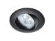  Image Lunar 50-12 - encastré gu5,3, rond, basculant, noir, lampe non incl.