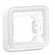  Image Plaque+support 1poste encastre blanc artic