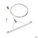  Image TENSEO, kit de suspension, intérieur, 2m, blanc, pour câble tendu T.B.T