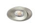  Image Aspen tilt - encastré rond, basculant, nickel, led 5w 36° 400lm 3000/4000k (cct)