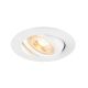  Image NEW TRIA® 68, spot encastré, int, rond, orientable, blanc, GU10, 10W, IP 20