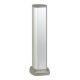  Image Optiline 45 - colonnette aluminium avec passage - 2 faces - 0,43 m