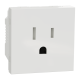  Image Unica - prise standard US - 15A - 2P+T - 2 mod - Blanc - méca seul