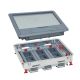  Image Kit boite de sol cadre + couvercle plastique + supports horizontaux 18 modules