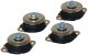  Image Lot de 4 plots anti-vibratiles - diamètre 40 mm et shore 45