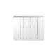  Image Axino 3eo radiateur horizontal - 1500w - blanc