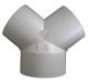  Image Culotte plastique 1 piquage 150 + 2 piquages 125 mm