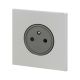  Image Art d'arnould univers epure prise de courant 2p+t 16a 250v - acier miroir