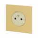  Image Art d'arnould univers epure prise de courant 2p+t 16a 250v - or miroir