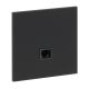  Image Art d'arnould - epure - prise rj 45 cat. 6 ftp - noir mat