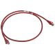  Image Cordon rj45/rj45 standard cat6  f/utp  lszh rouge 2 m