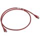  Image Cordon rj45/rj45 standard cat6  f/utp  lszh rouge 3 m