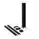  Image Colonnette a clippage direct 1 compartiment 0,68m noir