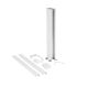  Image Colonnette a clippage direct 2 compartiments 0,68m blanc