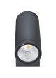  Image Axo led-appl. mur ext. ip55 ik07, graphite, led intég. 2x10w 50° 3000k 2x750lm