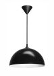  Image Como - suspension e27 60w max, ø335mm, acier noir, lampe non incl.