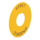  Image Etiquette d60 arret d'urgence