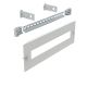  Image Chassis a composer plastron modulaire metal haut 150 larg 500 avec rail