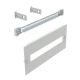  Image Chassis a composer plastron modulaire metal haut 200 larg 800 avec rail