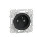  Image Odace - prise affleurante + usb c10.5w - anthracite