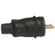  Image Fiche 2p+t 16a franco-belge caoutchouc n oir bornes a vis serre cable a vis