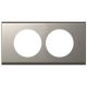 Image Plaque 2p 57mm  nickel velours