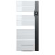  Image Balica sèche-serviettes avec soufflerie 1650W blanc et anthracite