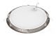  Image Flat cct - downlight plat rond fixe nickel 110° led 20w 1700lm 3000/4000k (cct)