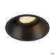  Image Horn-t, encastré de plafond intérieur, noir mat, gu10/qpar51, 25w max