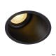  Image Horn-a, encastré de plafond intérieur, noir mat, gu10/qpar51, 50w max, ip21