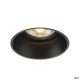  Image Horn-t, encastré de plafond intérieur, noir mat, gu10/qpar111, 75w max