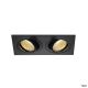  Image New tria 155, double, led, noir, 14w 2700k 38° alim&clips ressorts incl