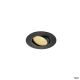  Image New tria 110, rond, led, noir, 16w 2700k 38° alim et clips ressorts inclus