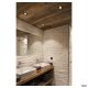 Image Patta-i encastré plafond carré alu brossé 12w 3000k, 38°, alim incluse