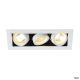  Image Kadux, encastré de plafond intérieur, triple, blanc mat, gu10/qpar51, 3x 50w max