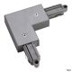  Image Connecteur d'angle pour rail 1 allumage 16a max, gris, terre extérieur