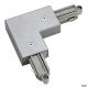  Image Connecteur d'angle pour rail 1 allumage 16a max, gris, terre intérieur