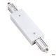  Image Connecteur droit pour rail 1 allumage 16a max, blanc, avec alimentation