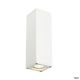  Image Theo up/down, applique extérieure, blanc, gu10/qpar51, 2x 35w max, ip44