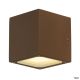  Image Sitra cube, applique extérieure, rouille, gx53/tcr-tse, 2x 9w max, ip44