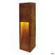 Image Rusty® slot 50, borne extérieure, fonte rouillée, led, 8,6w, 3000k, ip55