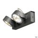  Image Kalu, applique/plafonnier, noir, led 31w, 3000k, 60°