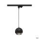  Image Light eye 150, suspension pour rail 3 allumages, noir/chrome, qpar111 max. 75w