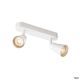  Image Avo, applique et plafonnier intérieur, double, blanc, gu10/qpar51, 2x 50w max