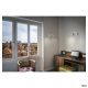  Image Avo double, applique et plafonnier, double qpar51, gris arg. max 2x50w